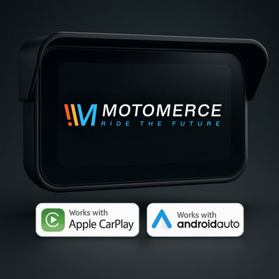 MotoMerce Vision Drive 6.25” Motor Multimediasysteem – CarPlay / Android Auto, Camera & Bandenspanning